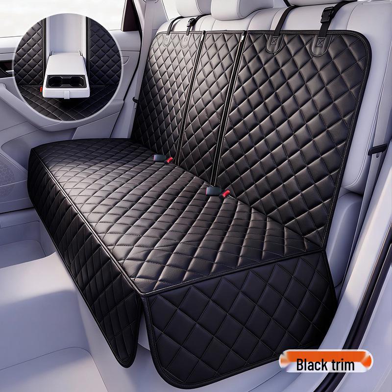 Waterproof & Dirt-Proof Rear Car Seat Cushion for Small/Medium Dogs - Travel Essential Mat