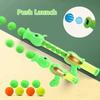Interactive Cat Toy Ball Pea Aerodynamic Shooter Cats Game Dogs Soft Bomb Launcher Kitten Toys Launch Training Children Pet Gift  Dog Supplies