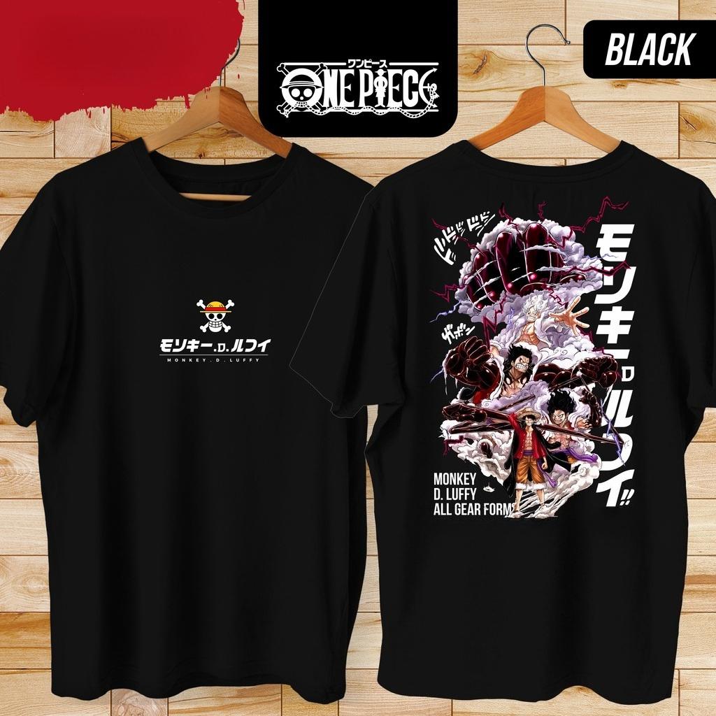 

ONE PIECE UnisexGA ANIME TShirt LUFFY ALL GEAR FORM BOUNDUnisex SNAKEUnisex SUN GOD NIKA Printed Tshirt Unisexs Womens Tshirt S