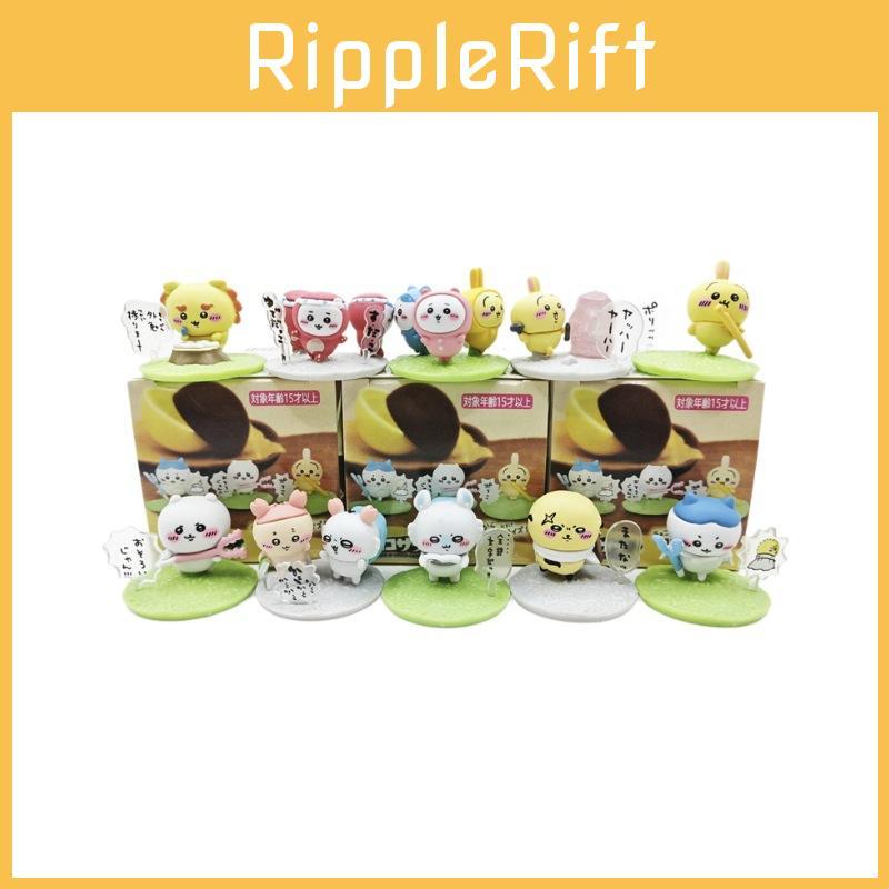 Self Deprecating Bear Chocolate Food Toy Blind Box Collectible Pvc Figures Diy Assembly Kit
