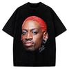 Dennis Rodman Red Hair Rodzilla Flamboyant 90's Vintage Design T-Shirt