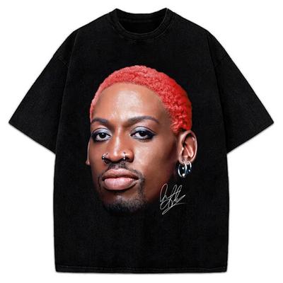 Dennis Rodman Rote Haare Rodzilla auffällig 90er Vintage Design T-Shirt