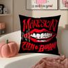 Bold Italian Rock Band MManeskin Cushion Cover Pillowcase Short Plush Invisible zipper Room Sofa Cushion Cover
