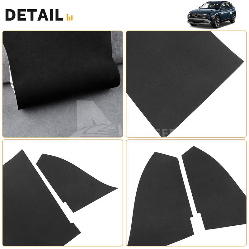 Top Suede Car Co-Pilot Toolbox Sticker For Hyundai Tucson NX4 2024 2025 2026 Interior Trim Protect Accessories