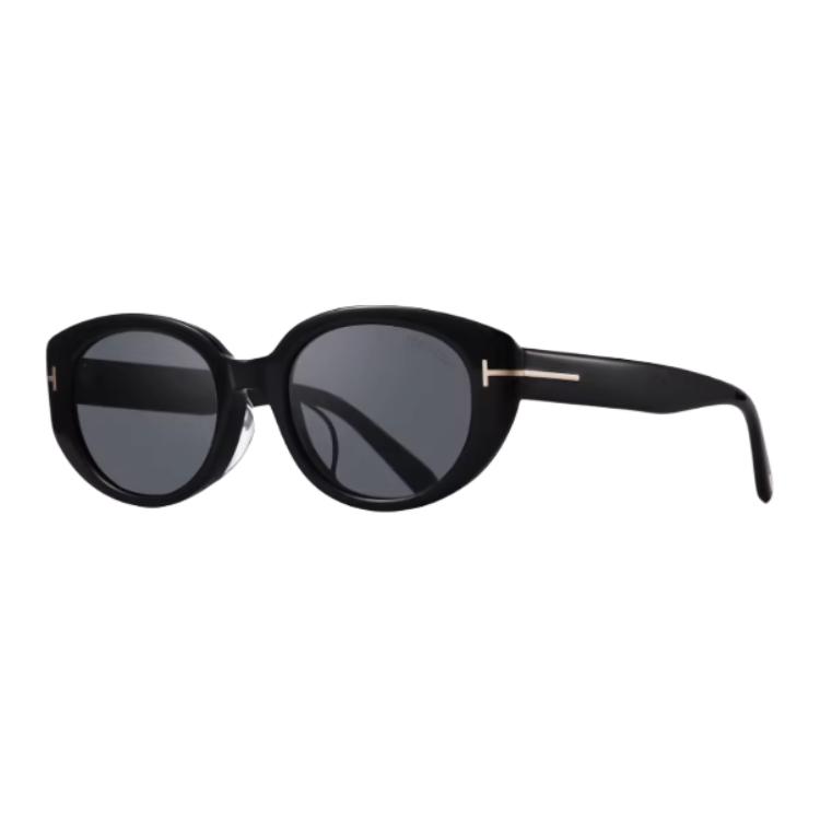 

TF Fashion Versatile Cat Eye Sunglasses Women sunglasses Black FT1296-K-01A-54 Basic Packaging-Eyeglass Case+Box