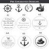 Personalized Brass Sundial Compass – Handmade Nautical Gift