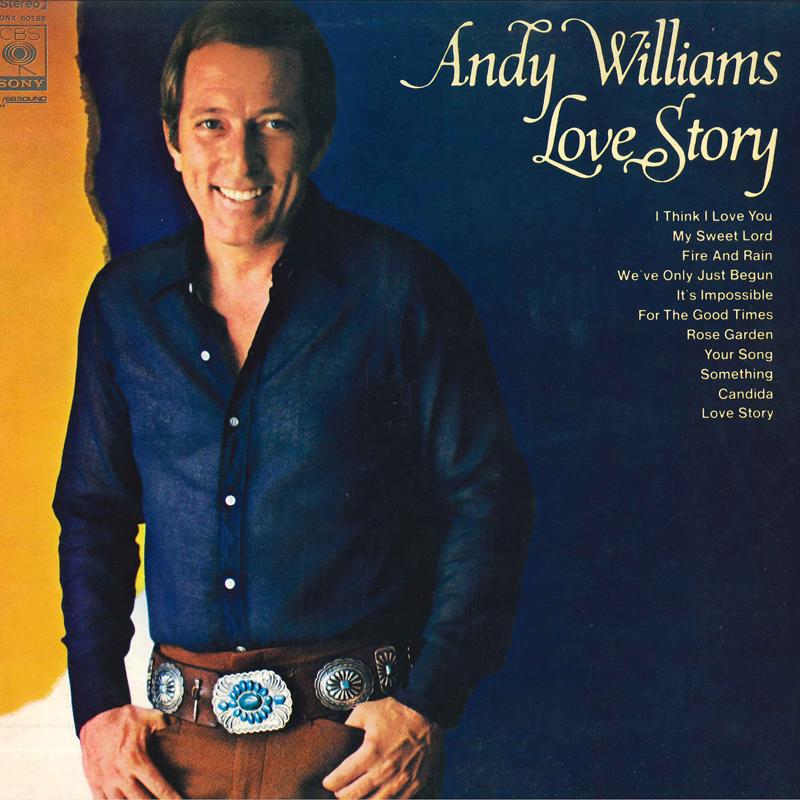 

LP Record ANDY WILLIAMS - Love Story SONX60188 CBS SONY 1971 Japan Pop Used