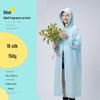 Reusable Full-Length Women's Raincoat for Outdoor Use