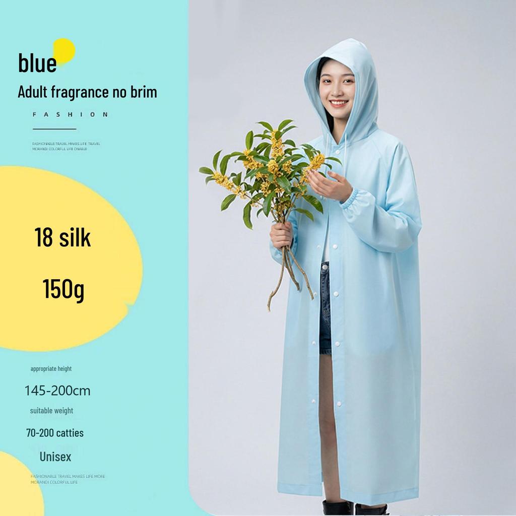 Reusable Full-Length Women's Raincoat for Outdoor Use