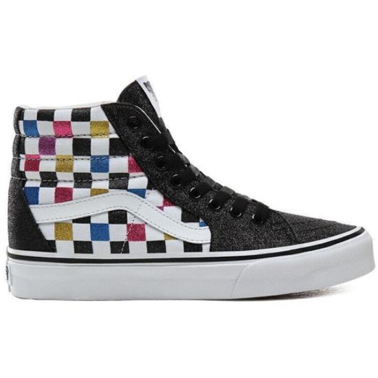Vans Sk8-Hi Glitter Checkerboard - VN0A4BV6V3P