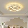Elegant Crystal Ceiling Light - Modern, Minimalist, Eye-Protection Design for Luxury Bedrooms