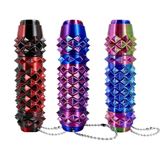 6-In-1 Fidget Toy with Clicker Spinner Storage Roller Maze Spiky Grip Stress Anxiety Relief Pain Stimming Tool Sensory Toy