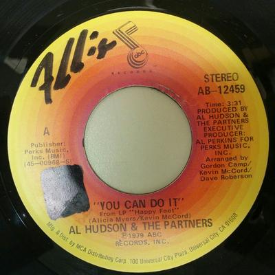 7inch Record AL HUDSON & THE PARTNERS - You Can Do It AB12459 ABC Records 1979 US Soul/Funk Used
