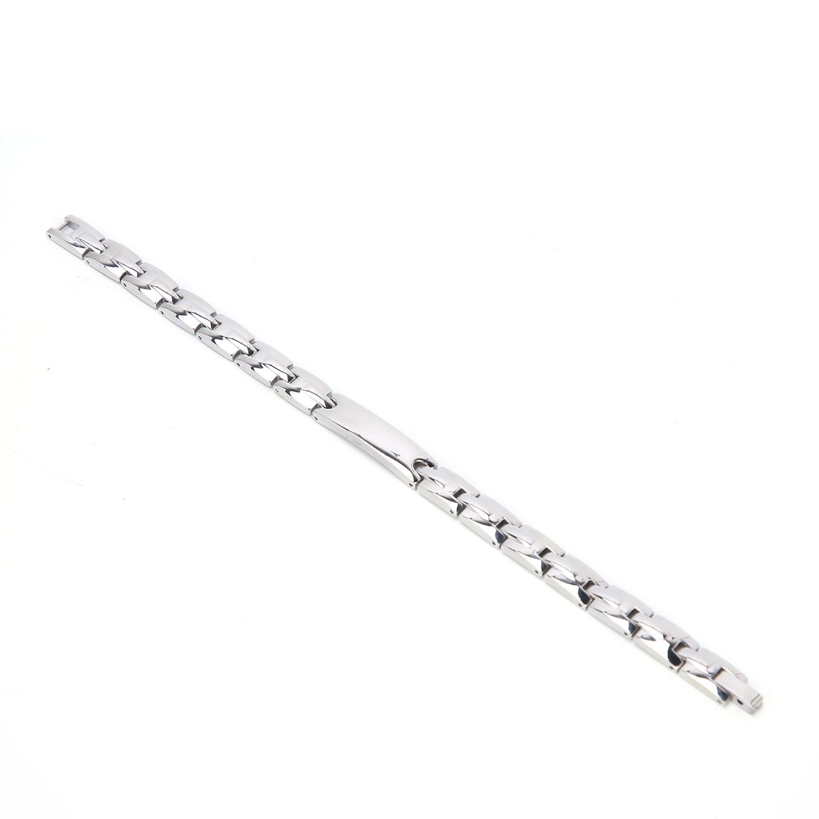 Мужской браслет для магнитной терапии, снимающий усталость и мышечное напряжение, браслет из титановой стали