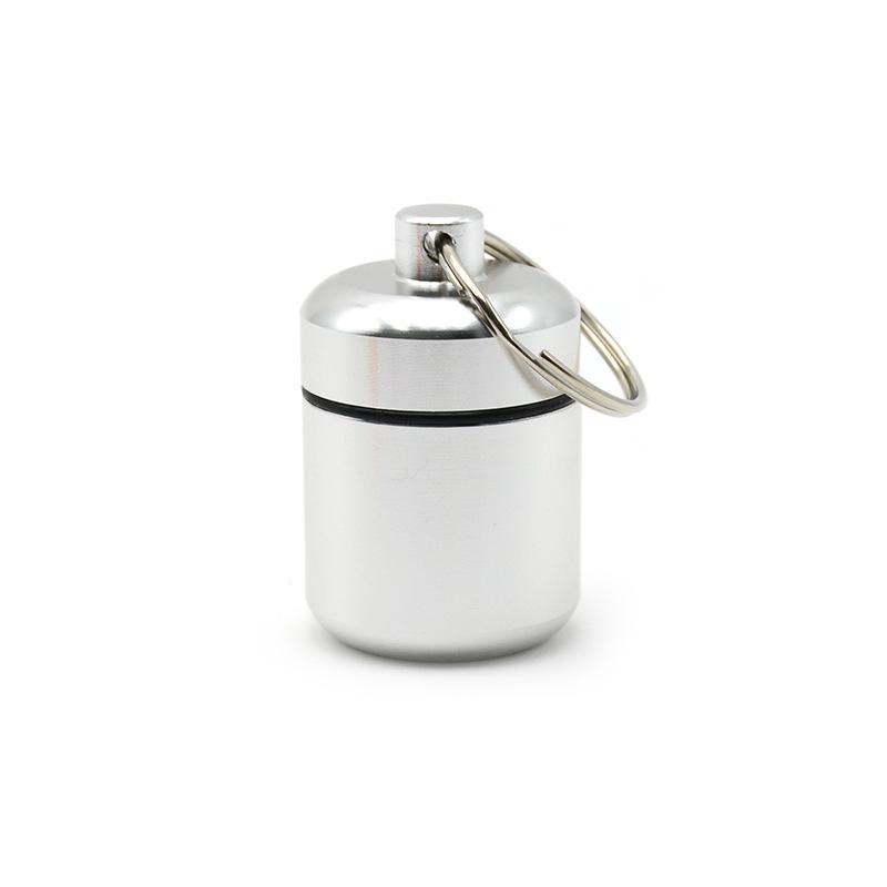 

Aluminum Alloy Earplug Storage Box with Keychain