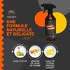 LEATHER RANCH Spray Nettoyant Cuir - Entretien Cuir Voiture, Chaussures &amp; Sacs, 500 ml