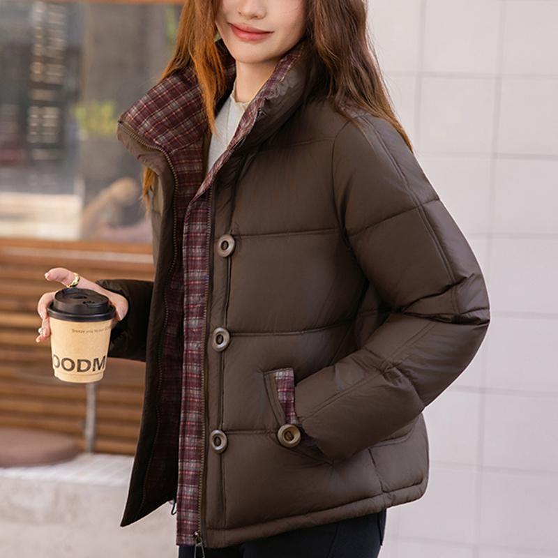Fashion Woman Winter Coats Plus Size Elegant Loose Thick Warm Short Parkas Female Jacket
