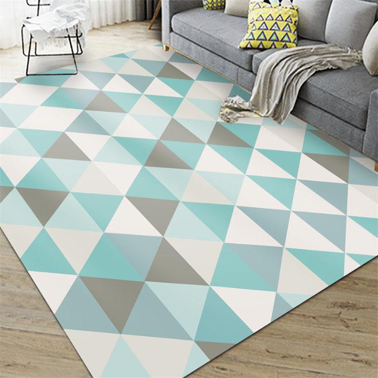 Wohnzimmer Schlafzimmer Geometrie Teppich Anti-Rutsch Bodenmatte weich nordischen Luxus Bereich Teppich Home Dekoration