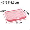 Dog Toilet Potty Tray Mesh Grids Litter Box for Bunny Other Pets