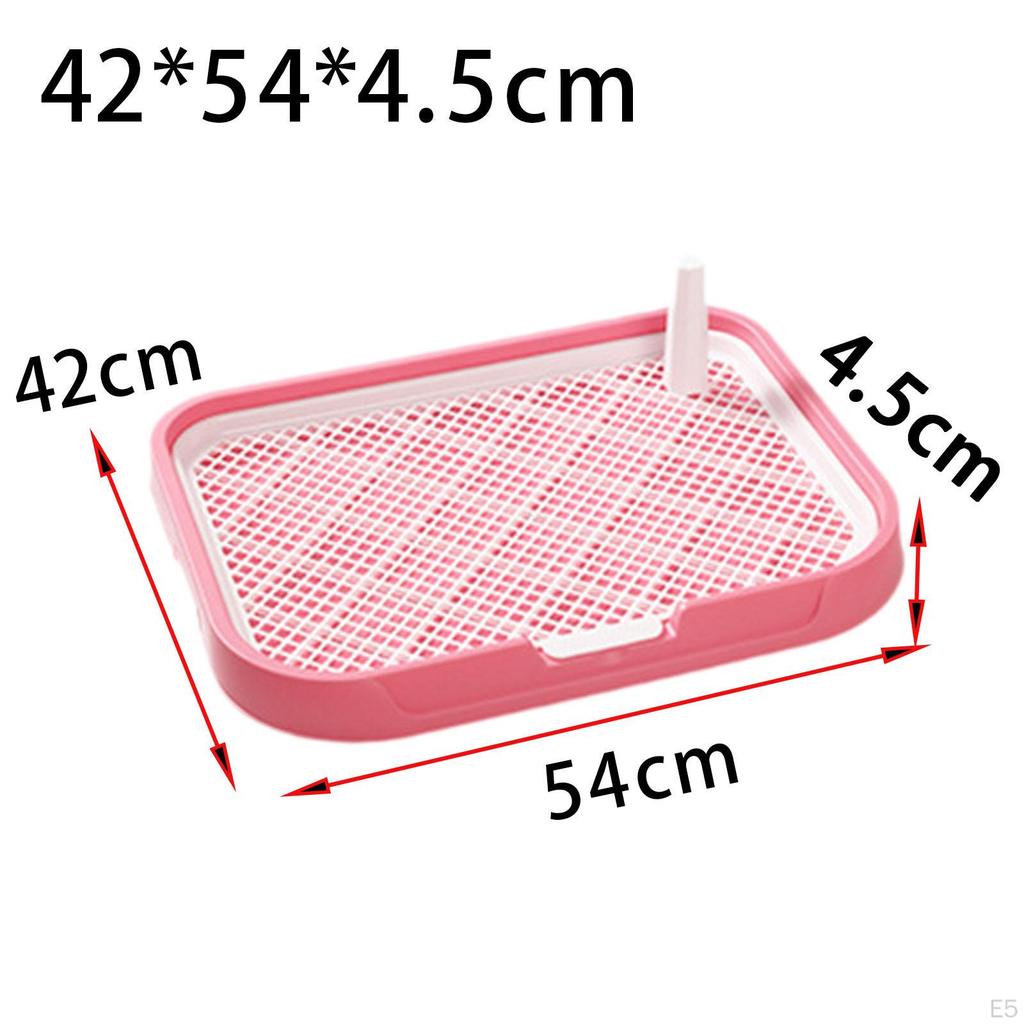 Dog Toilet Potty Tray Mesh Grids Litter Box for Bunny Other Pets