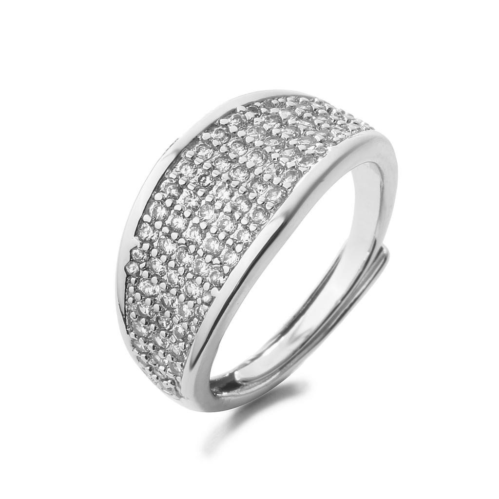 HECHENG,Ring For Women Zircon Star Love Heart Geometric Finger Fashion Zircon Gifts Charm Sweet Zircon