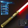 Interactive Color-Changing Light-Up Metal Laser Sword Toy for Performances