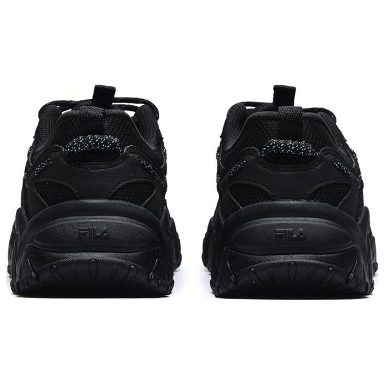 FILA Fluid 4 Cat Paw 4 Mesh Fabric Synthetic Leather Fashion Retro Sports Low-Top Lifestyle Shoes Women sneaker Black F12W242101FBK