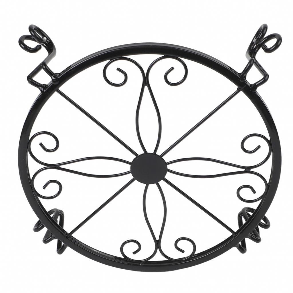 Charm Floral Pattern Design Floor-Standing Flower Rack Iron Plant Stand