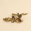 Small Brass Bat Ornament: Handmade Gift and Popular Night Market Item