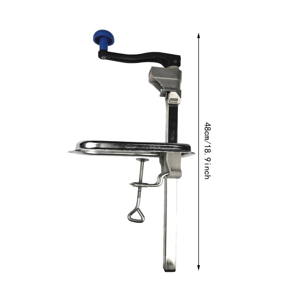 Can Opener Commercial Manual Tabletop Bench Clamp Hand Crank Jar