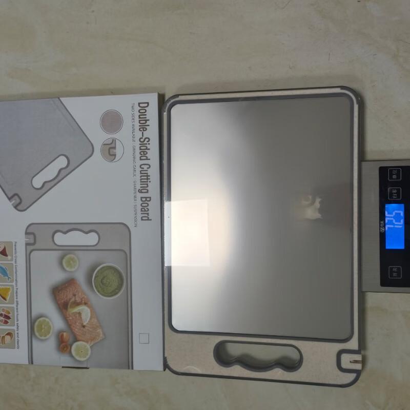 

ZISIZ Stainless Steel Defrosting Cutting Board Set