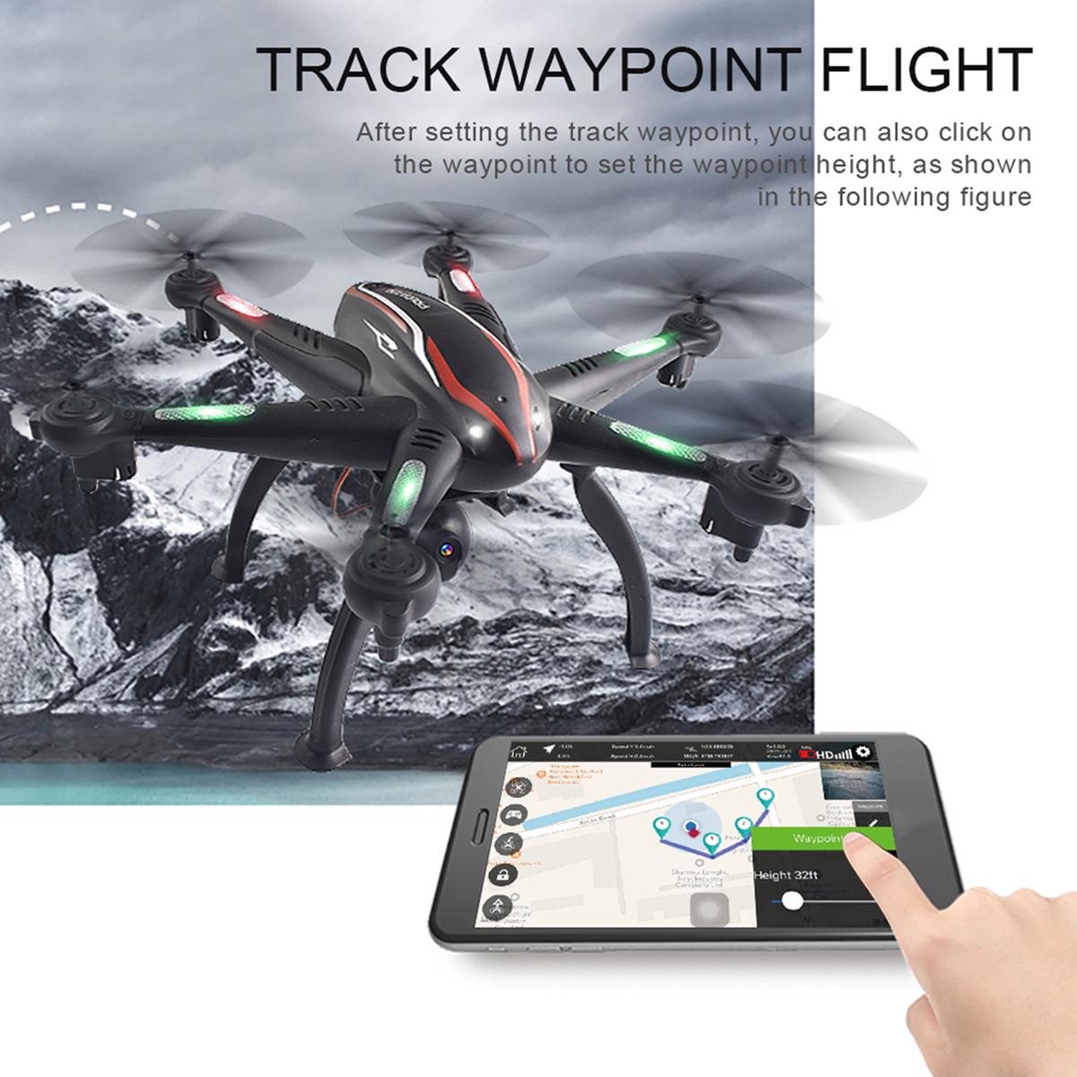 L100 RC 5G Wifi Drone GPS 6-Axle Hexacopter Wide-Angle 1080P