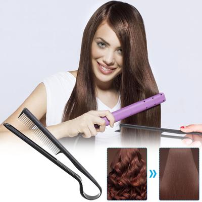 V-Shaped Straight Comb Straightener, Portable Flat Comb Straightening Comb, Salon Hair Brush Combs, Hairdressing Styling Hair Straightener, For Womens