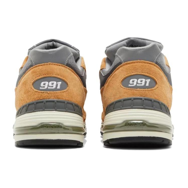 New New Balance 991 MiUK Tan Grey Dark Grey M991TGG
