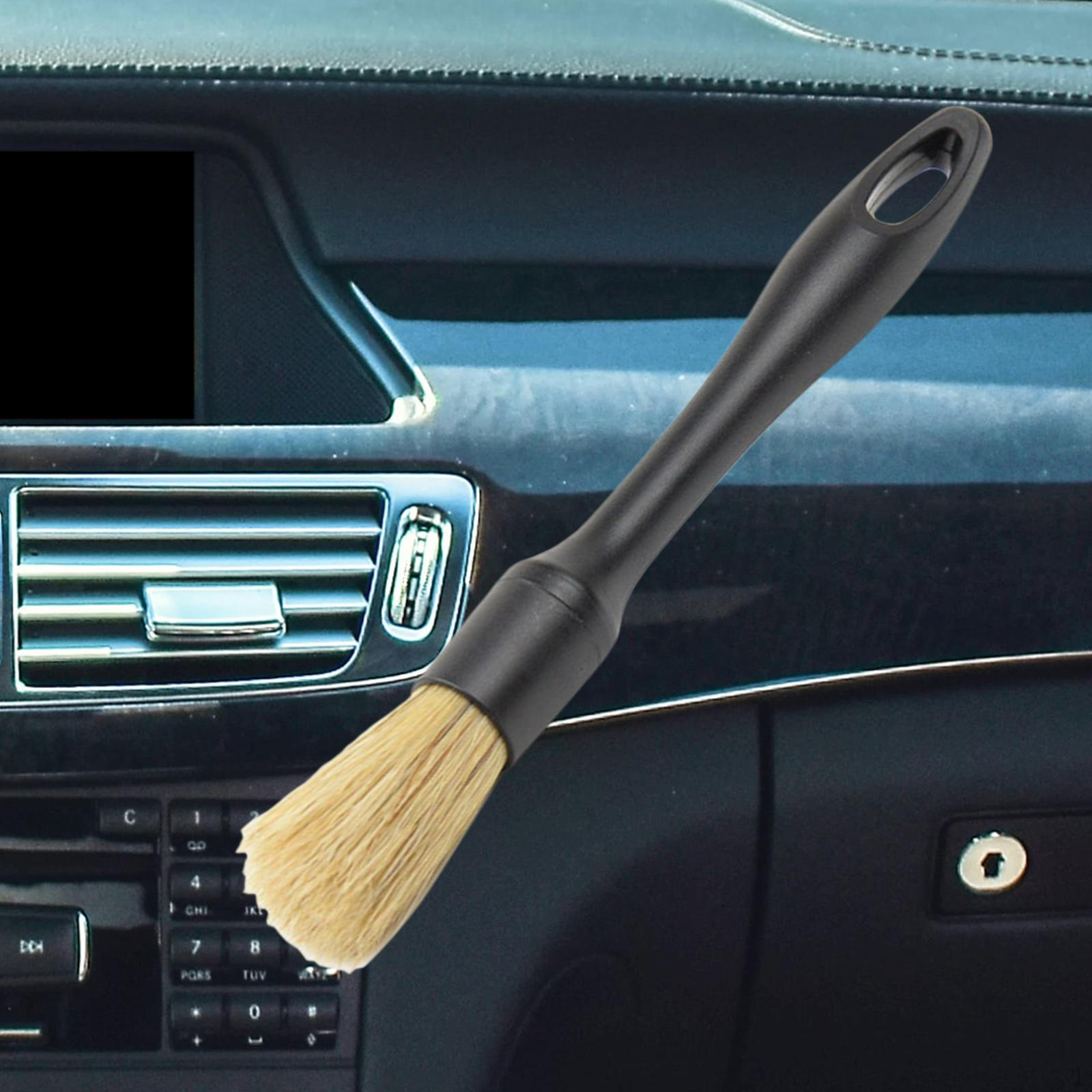 Car Detailing Brush, Cleaner Brush Wash Cleaning Supplies Automotive Detail Bristle Head