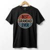 Retro Sunset Grandad T Shirt Vintage Emblem Comfortable Designer Clothes Stretched Versatile