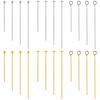 50-100Pcs Multisize Stainless Steel Flat Head Pins Eye Pins Plated Gold Ball Head Pin DIY Bracelet Earrings Jewelry Accessories