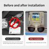 JGAWR1 Car Sun Visor Glasses Holder Card Bag Eyeglasses Storage Clip For Mercedes Benz AMG A C E S Class W201 W210 W108 W204 W205 W203