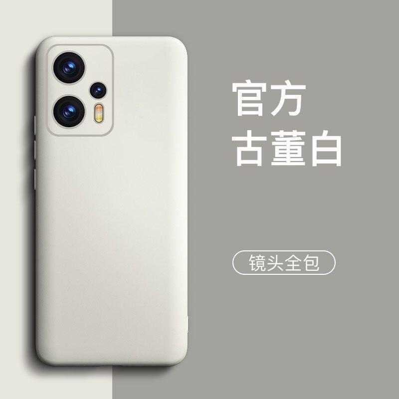 Liquid Silicone Phone Case Redmi Note 12 Turbo Full Coverage Shockproof Soft TPU Bumper In Gray Black Blue White Green