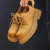 New Mens Platform Casual Shoes High Quality Outdoor Work Shoes New Black Thick-soled Formal Shoes Business Leather Dress Shoe