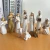 Weihnachtsserie Desktop Harz Krippe Ornament