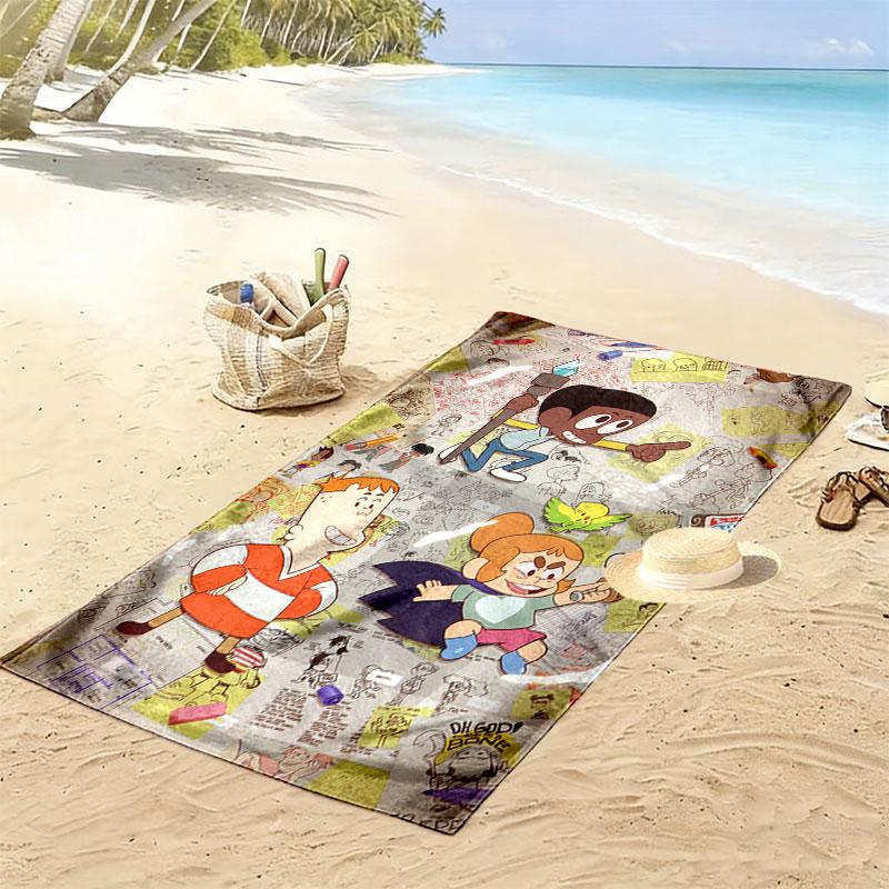 Craig Wild Print Beach Towel, Large Soft Quick Dry Towel for Beach Camping Swimming