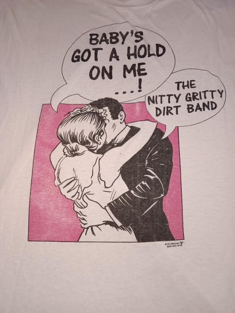 

Vintage 80s 90s Nitty Gritty Dirt Band Tshirt Unisex Cotton Tee Unisex T-Shirt L