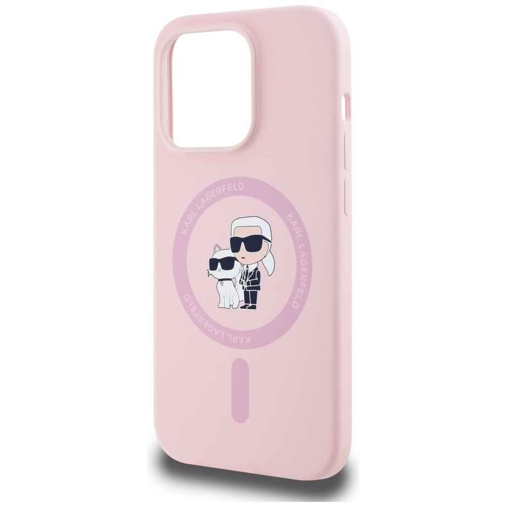 Etui für iPhone 14 Pro Max Karl Lagerfeld MagSafe Różowe