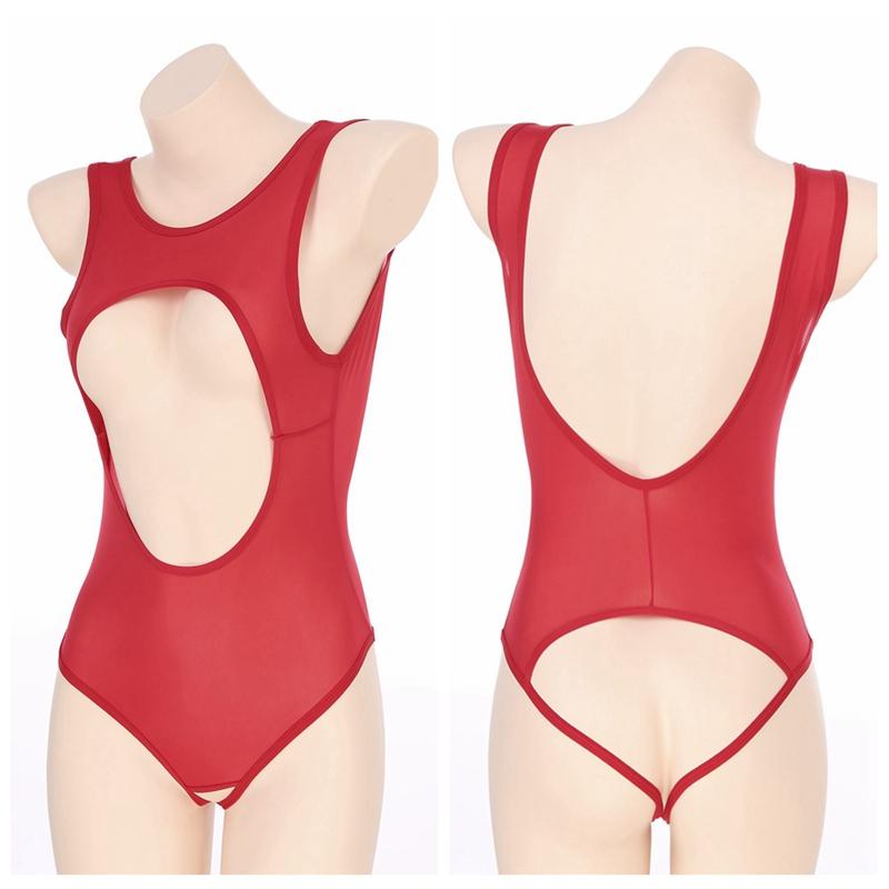 Women Micro Bikini Monokini Swimsuit High Cut Crotchless Tights Thong Leotard Catsuit Teddy Bodysuits Lingerie Nightclub Wear