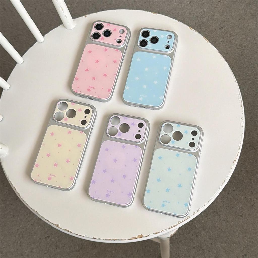 Large Window Star Anti-Fall Phone Case for iPhone 14/13 Pro Max
