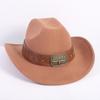 Δημοφιλές ευρωπαϊκό και αμερικανικό στυλ μόδας OL καπέλο καουμπόι μονόχρωμο ανδρικό και γυναικείο υψηλής ποιότητας καπέλο ψηλό καπέλο καπέλο τζαζ καπέλο τσόχας
