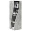 Corner Cabinet 32x32x102cm Engineered Wood Concrete Grey