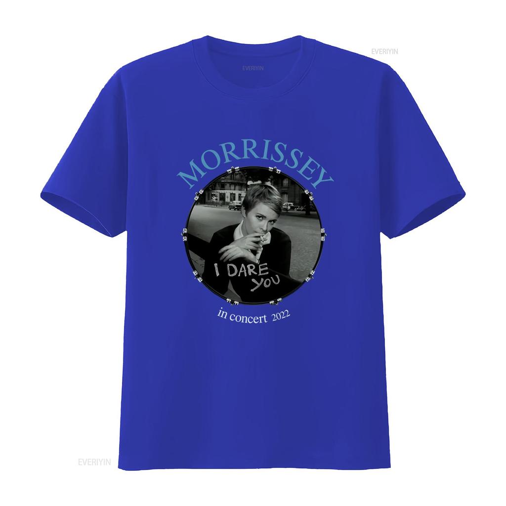 Morrissey Jean Seberg 2022 Bio-T-Shirt Ich fordere dich heraus Im Konzert Design Trendiger Street Style vintage Gewaschen Leicht mann Weich