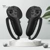 Handle Covers 2Pcs VR Controller Cases Uninterrupted Signal Anti-shock Tasteless Anti-fall Textured Surface Sleeves Protective Silicone for Mata Quest